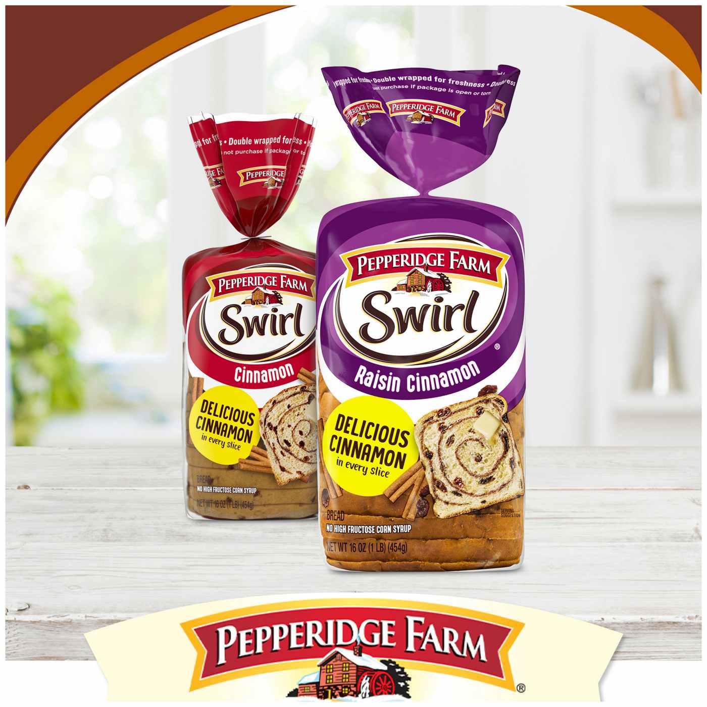 Pepperidge Farm Brown Sugar Cinnamon Swirl Sliced Bread; image 5 of 9