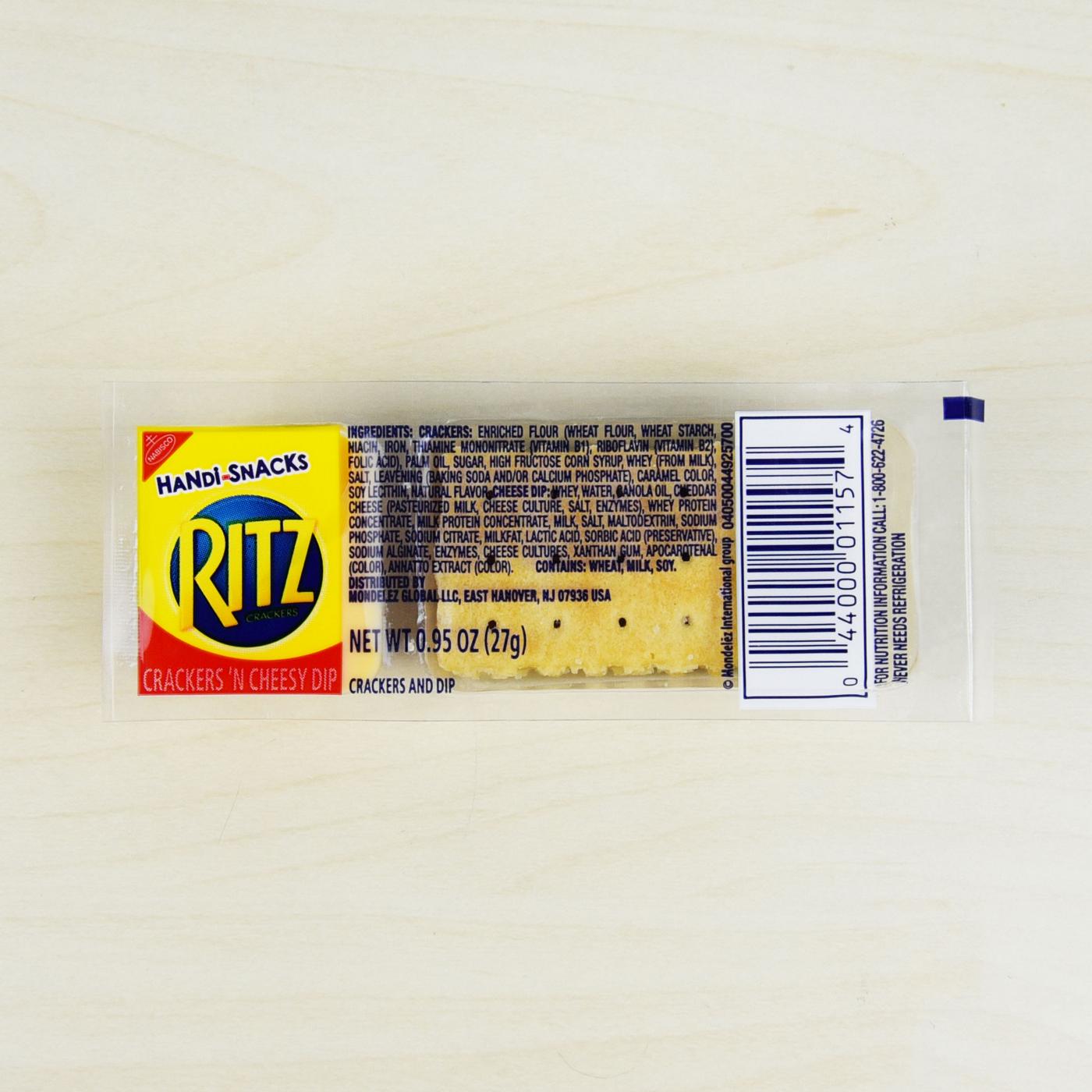 Handi-Snacks RITZ Crackers 'N Cheesy Dip Snack Packs; image 4 of 7