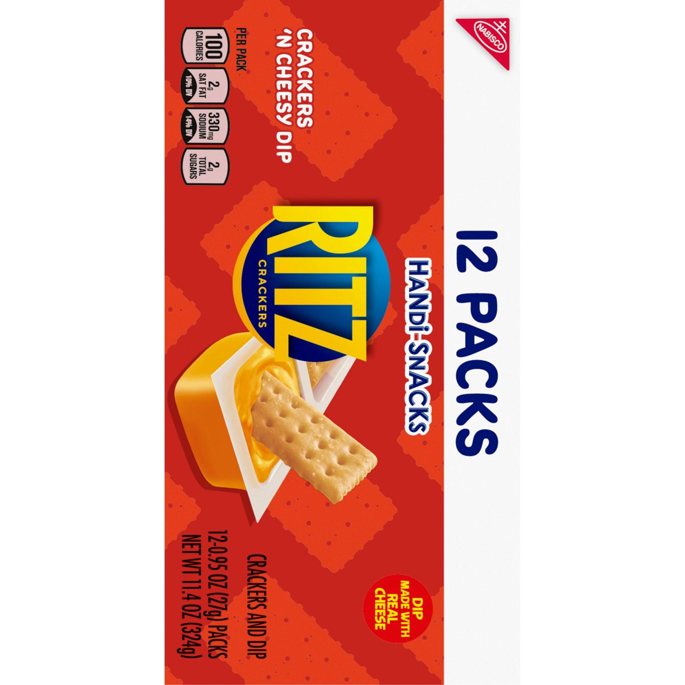 Handi-Snacks RITZ Crackers 'N Cheesy Dip Snack Packs; image 6 of 7