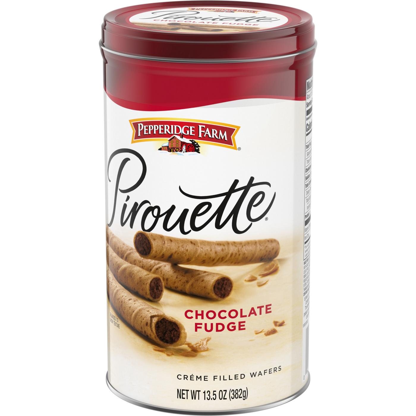 Pepperidge Farm Pirouette Crème Filled Wafers Chocolate Fudge Cookies; image 5 of 9