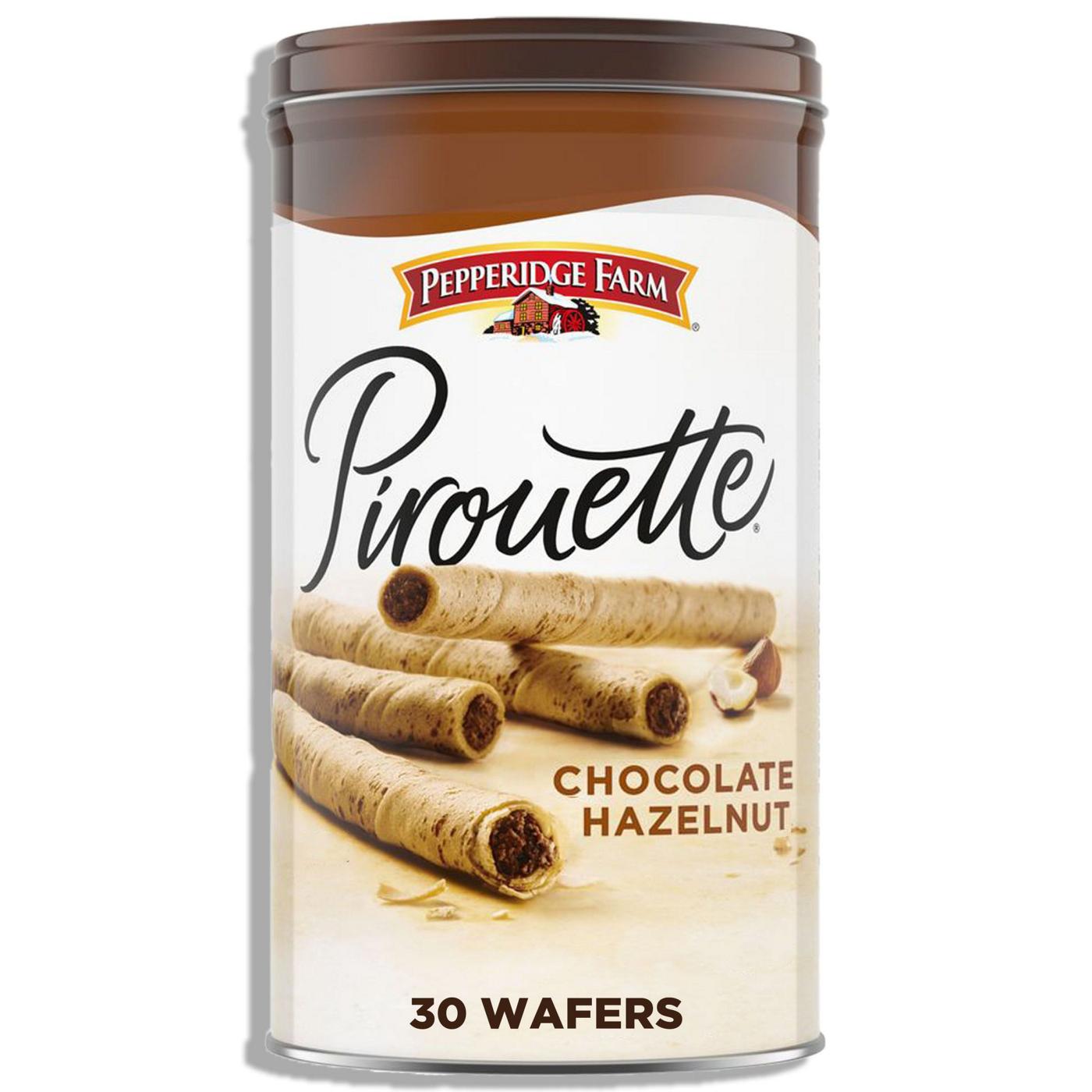 Pepperidge Farm Pirouette Crème Filled Wafers Chocolate Hazelnut Cookies; image 1 of 9