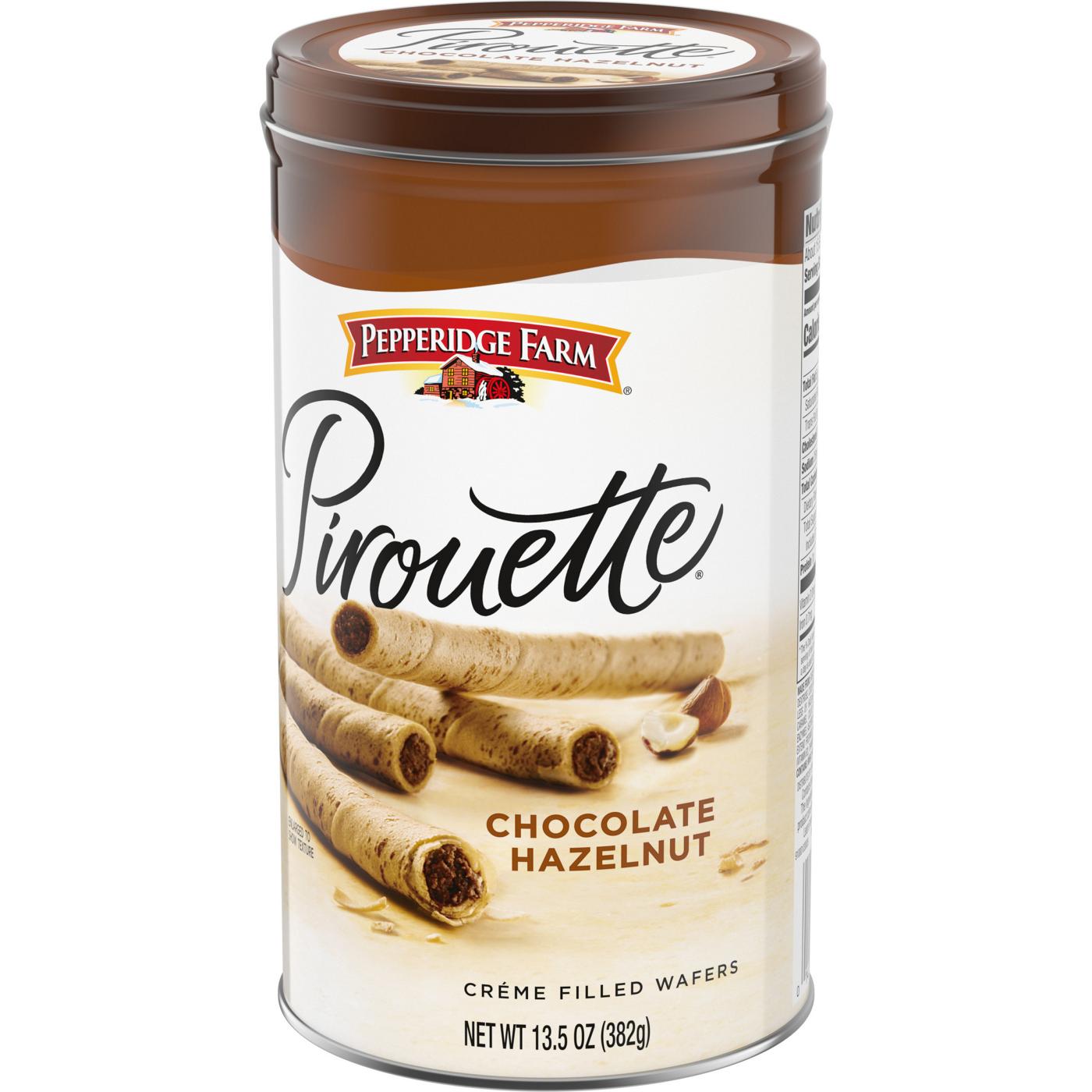 Pepperidge Farm Pirouette Crème Filled Wafers Chocolate Hazelnut Cookies; image 2 of 9