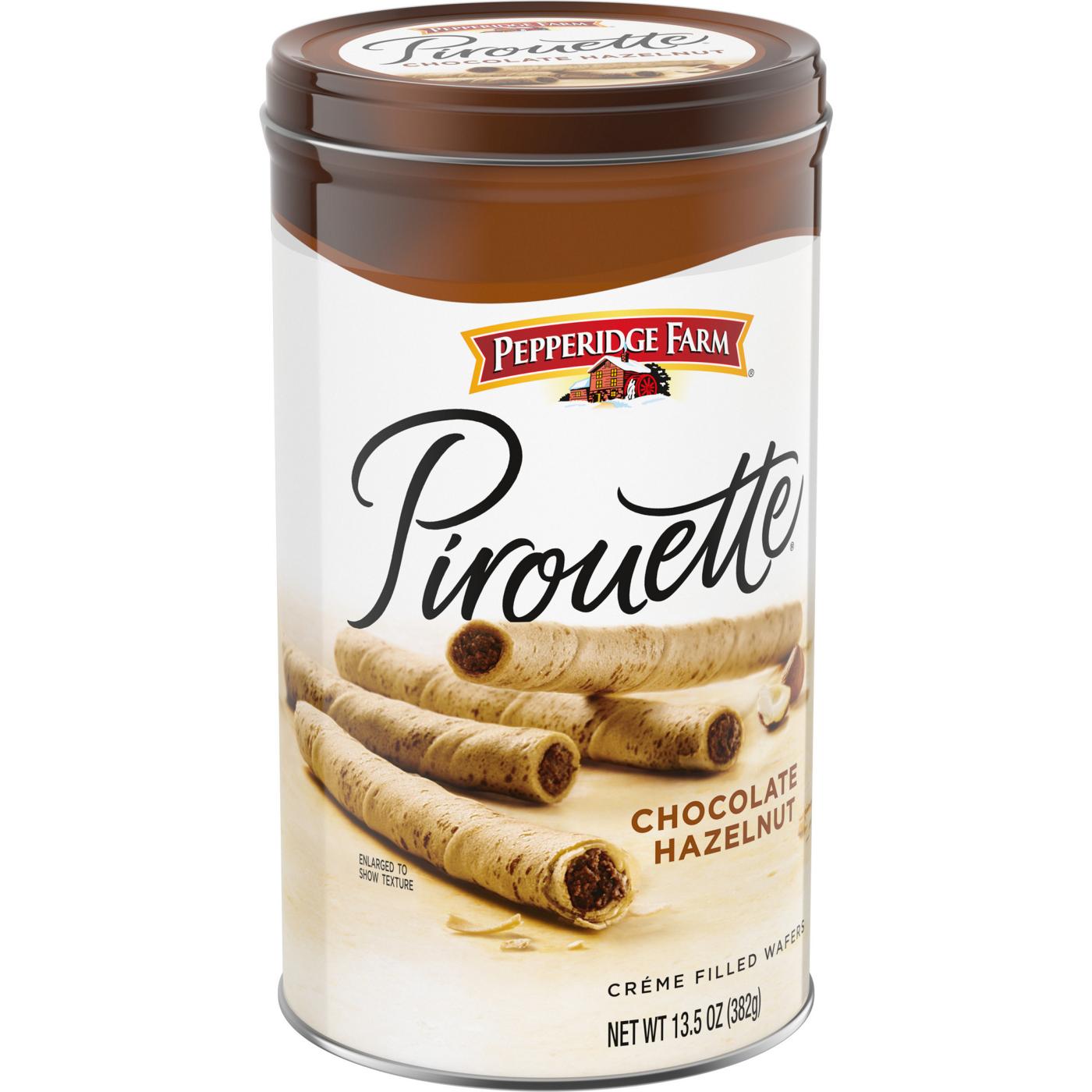 Pepperidge Farm Pirouette Crème Filled Wafers Chocolate Hazelnut Cookies; image 6 of 9