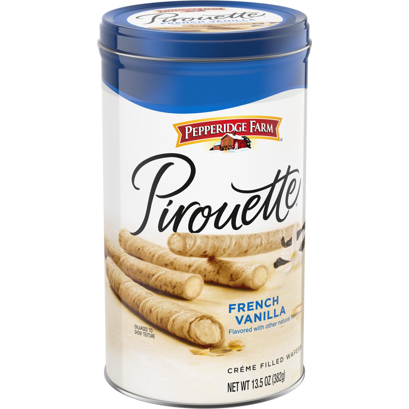 Pepperidge Farm Pirouette Crème Filled Wafers French Vanilla Cookies; image 5 of 9