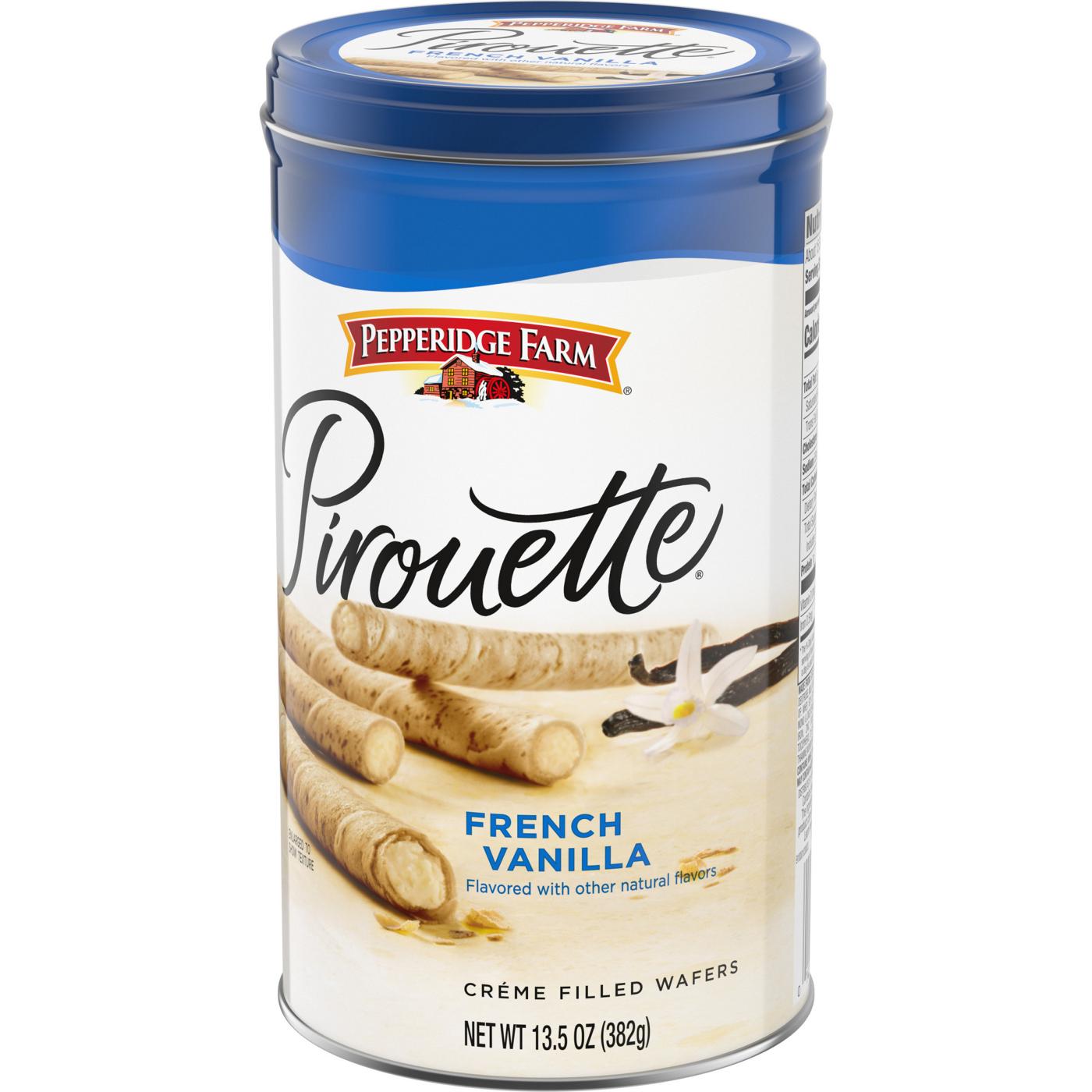 Pepperidge Farm Pirouette Crème Filled Wafers French Vanilla Cookies; image 6 of 9