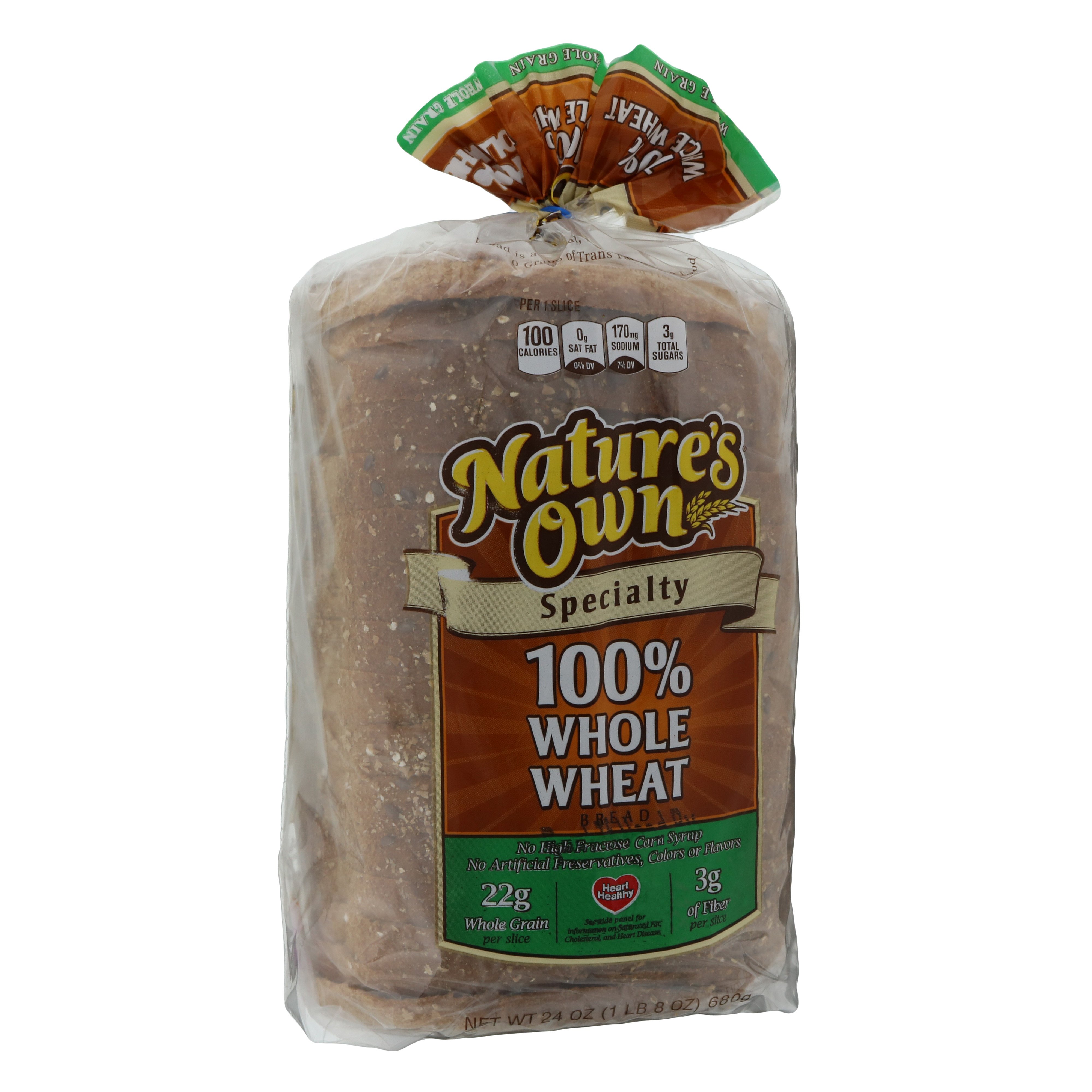 Nature's Own 100 Whole Wheat Specialty Bread Shop Bread at HEB