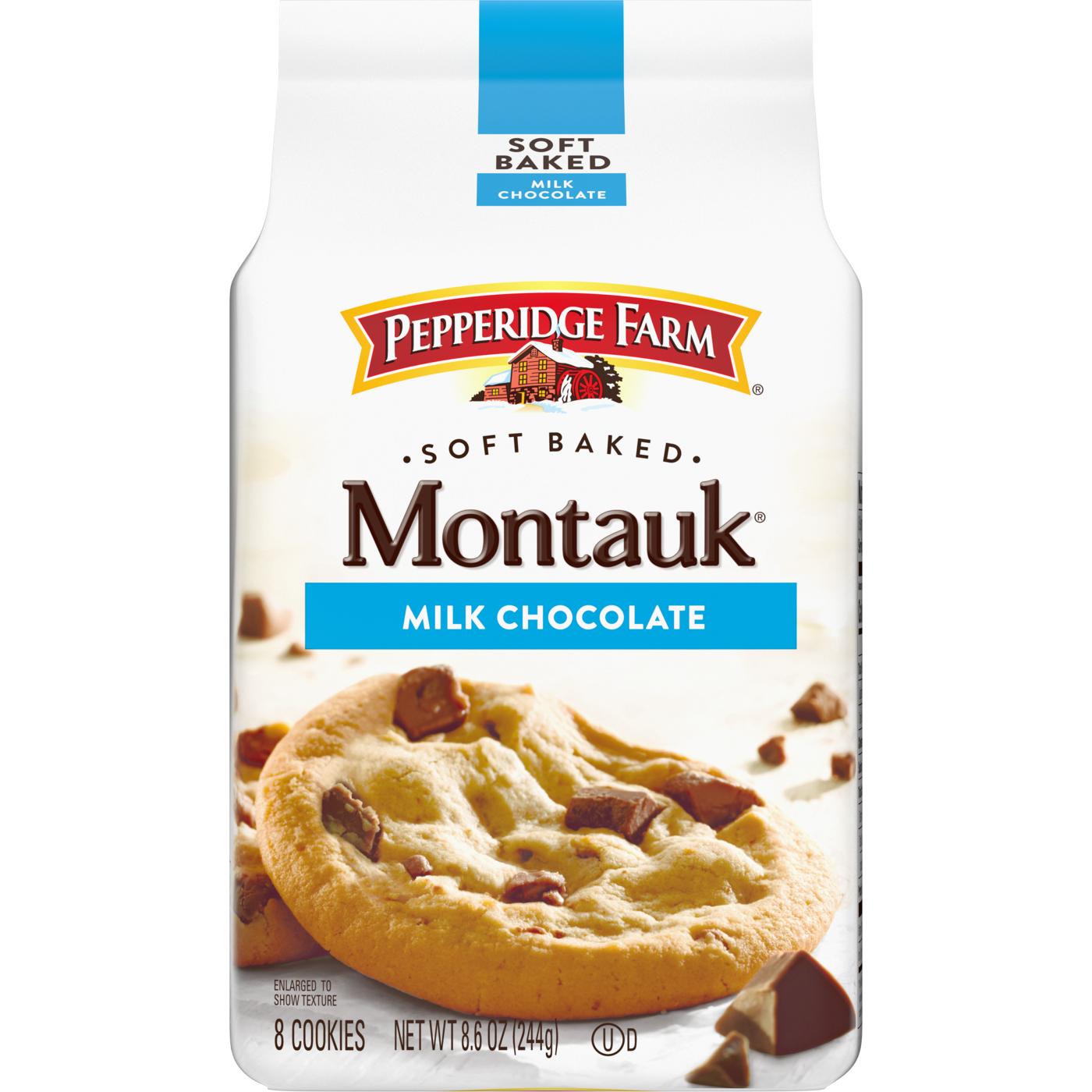 Pepperidge Farm Montauk Soft Baked Milk Chocolate Chunk Cookies; image 1 of 9