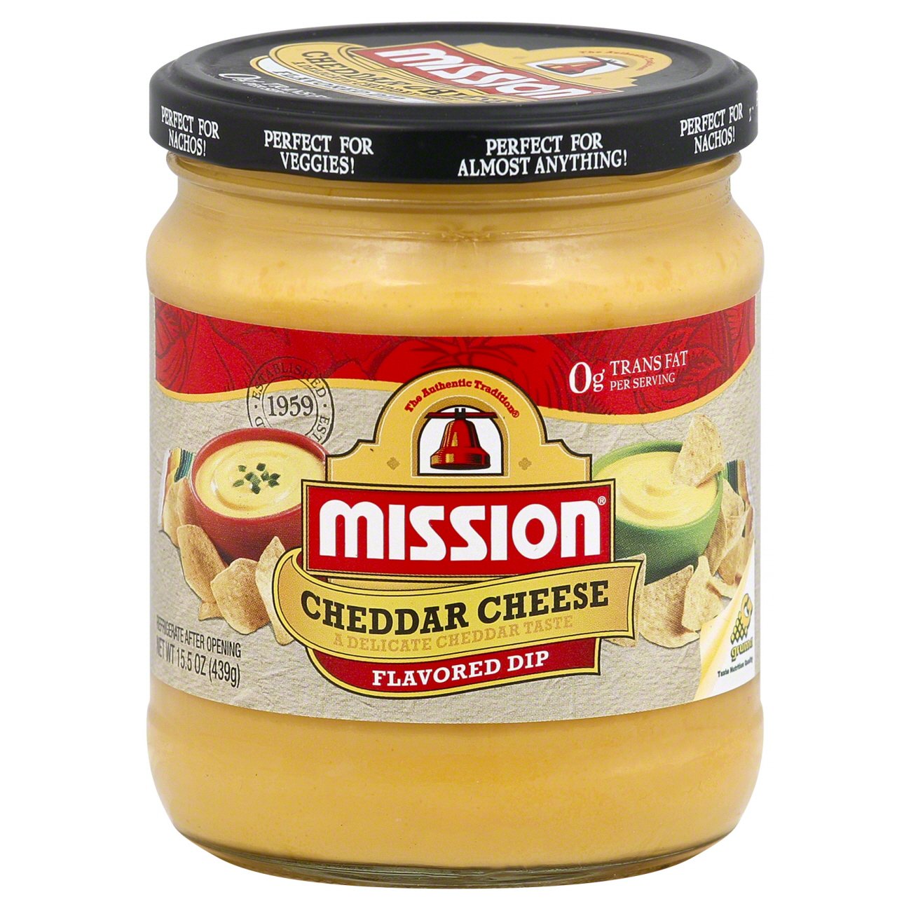 Mission Cheddar Cheese Flavored Dip - Shop Salsa & dip at H-E-B