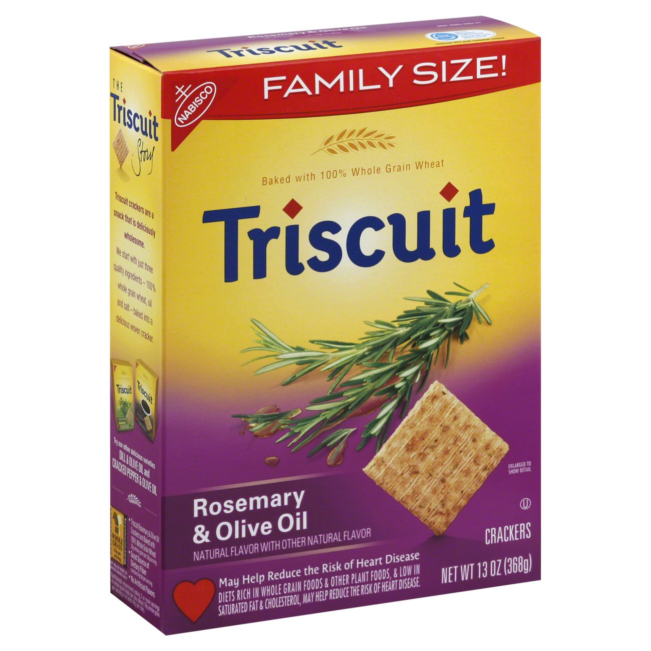 Nabisco Triscuit Rosemary and Olive Oil Family Size Crackers Shop