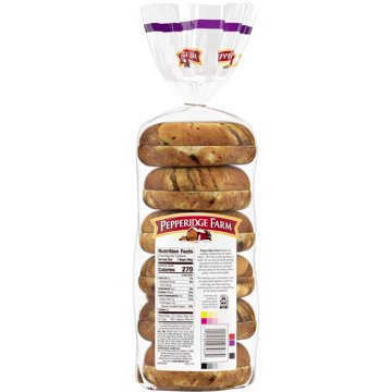 Pepperidge Farm Farmhouse Cinnamon Raisin Bagels, 21 oz