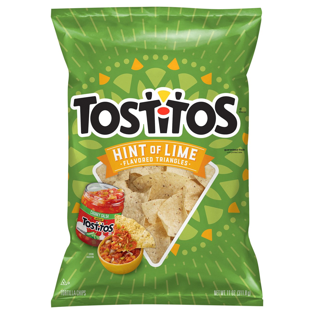 Tostitos Hint Of Lime Tortilla Chips Shop Chips At H E B