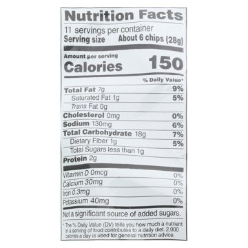 Tostitos Hint of Lime Tortilla Chips, 11 oz