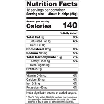 Tostitos Original Restaurant Style Tortilla Chips, 12 oz