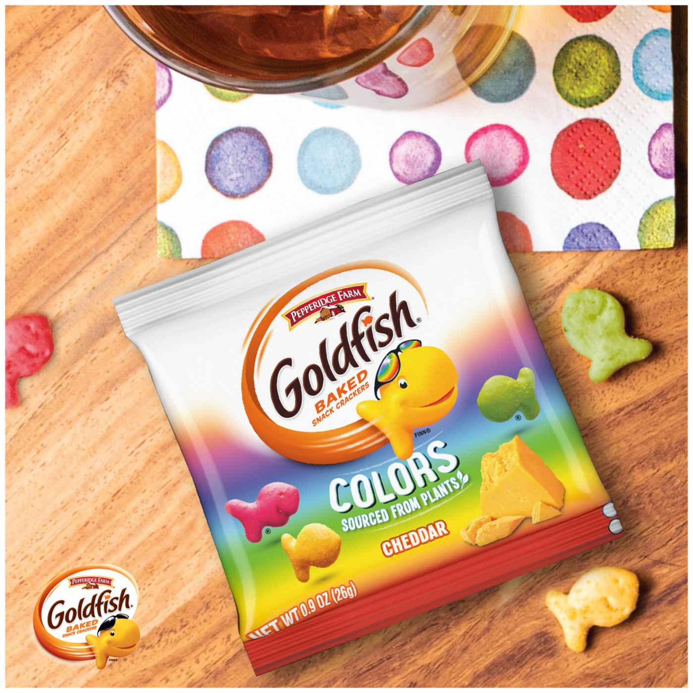 Goldfish Colors Cheddar; image 4 of 10