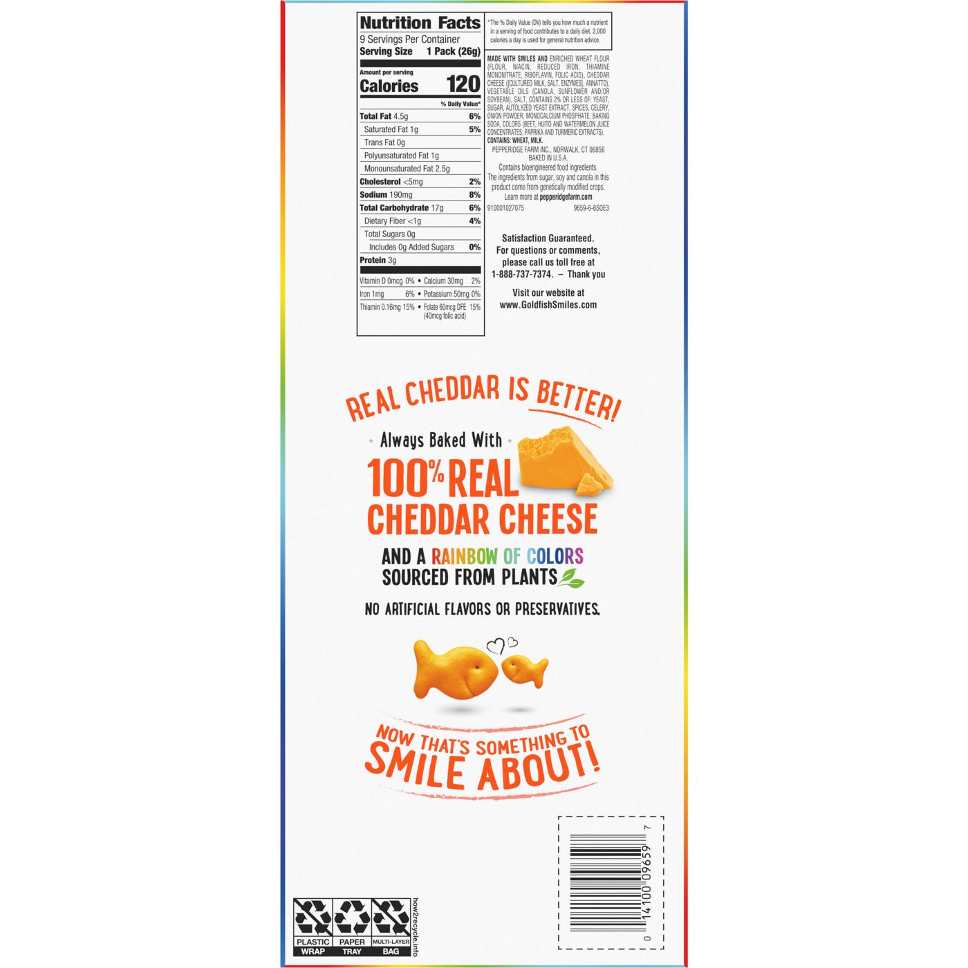 Goldfish Colors Cheddar Crackers Lunch Packs; image 6 of 6