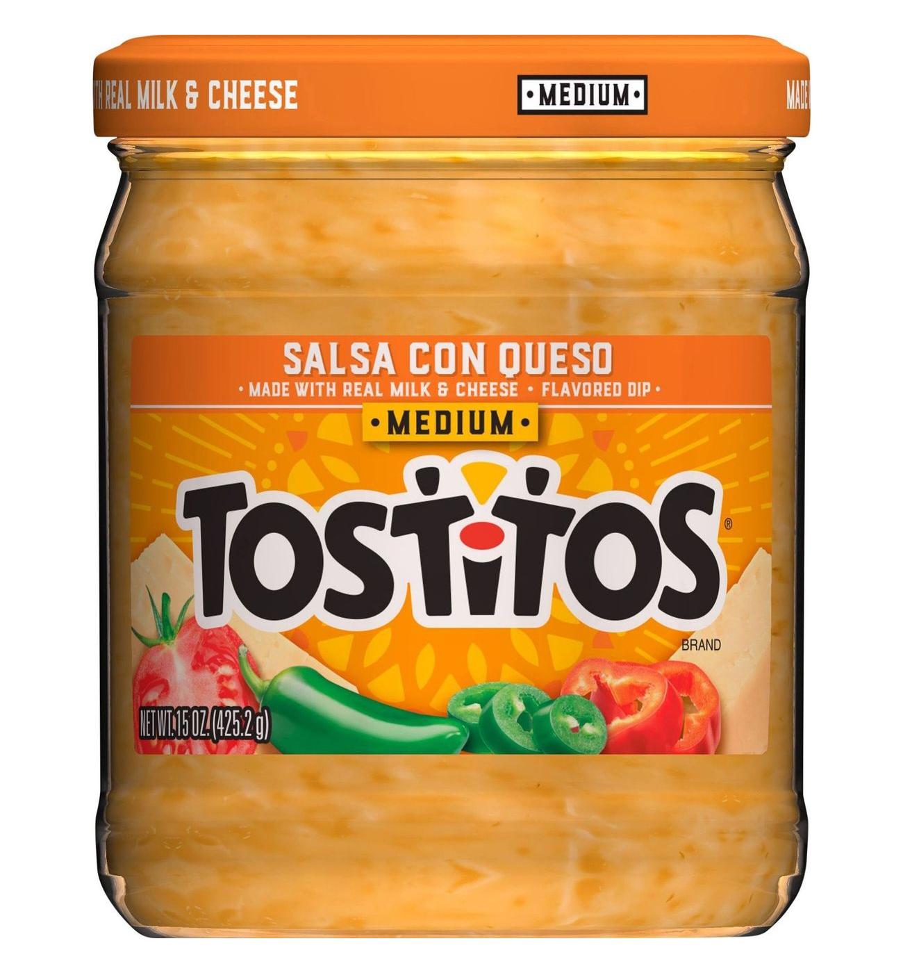 Tostitos Salsa Con Queso Dip - Medium; image 1 of 8