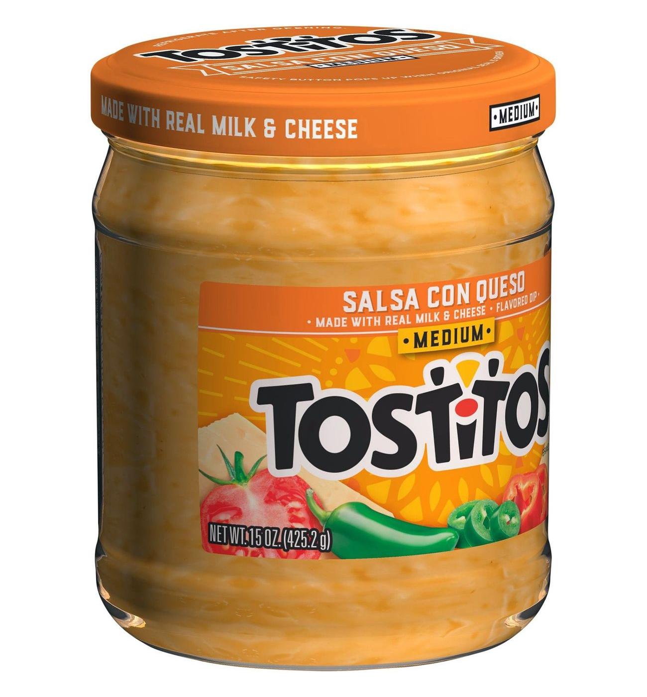 Tostitos Salsa Con Queso Dip - Medium; image 3 of 8