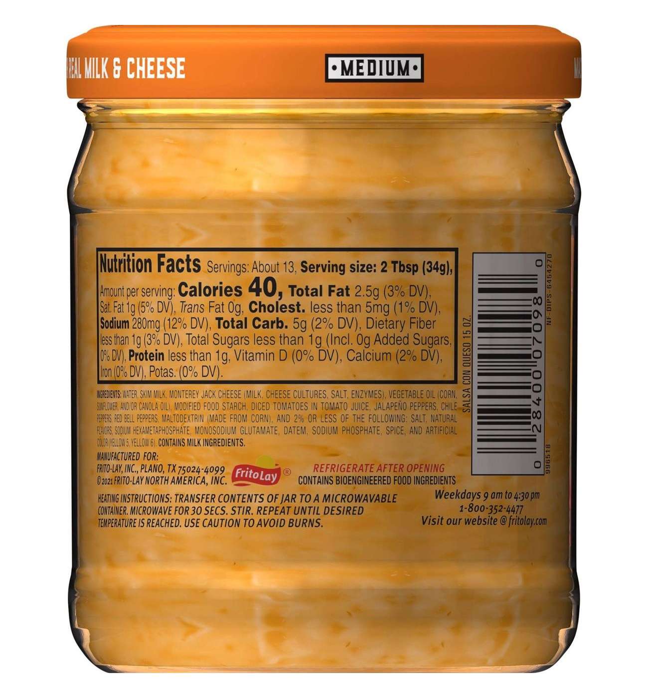 Tostitos Salsa Con Queso Dip - Medium; image 5 of 8