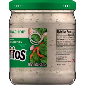 Tostitos Creamy Spinach Flavored Dip