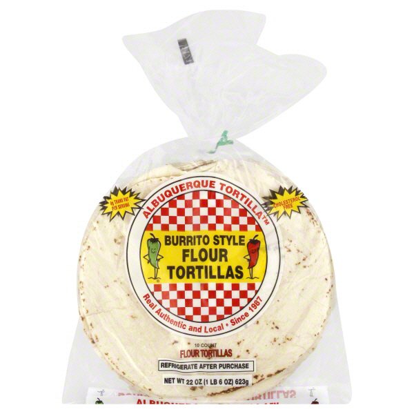 Albuquerque Tortilla Burrito Style Flour Tortillas Shop Tortillas at