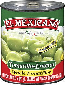 El Mexicano Tomatillos Enteros Whole Tomatillos - Shop Specialty ...