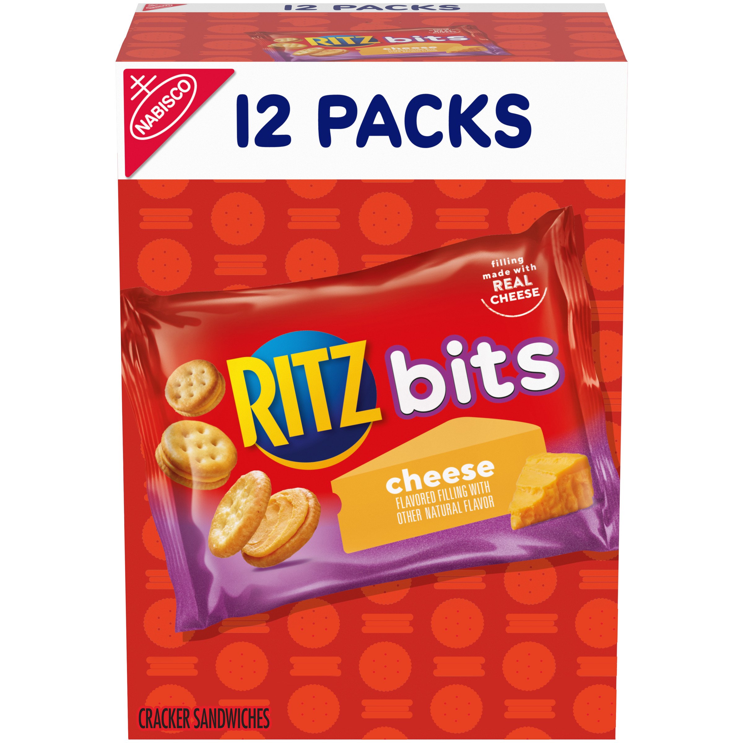 Nabisco Ritz Bits Cheese Cracker Sandwiches Multipack Shop Crackers