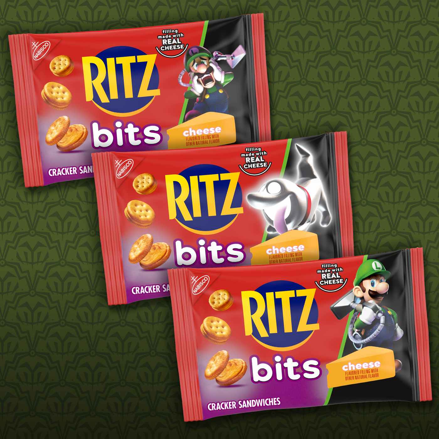 Ritz Bits Cheese Sandwich Crackers Snack Packs; image 10 of 11