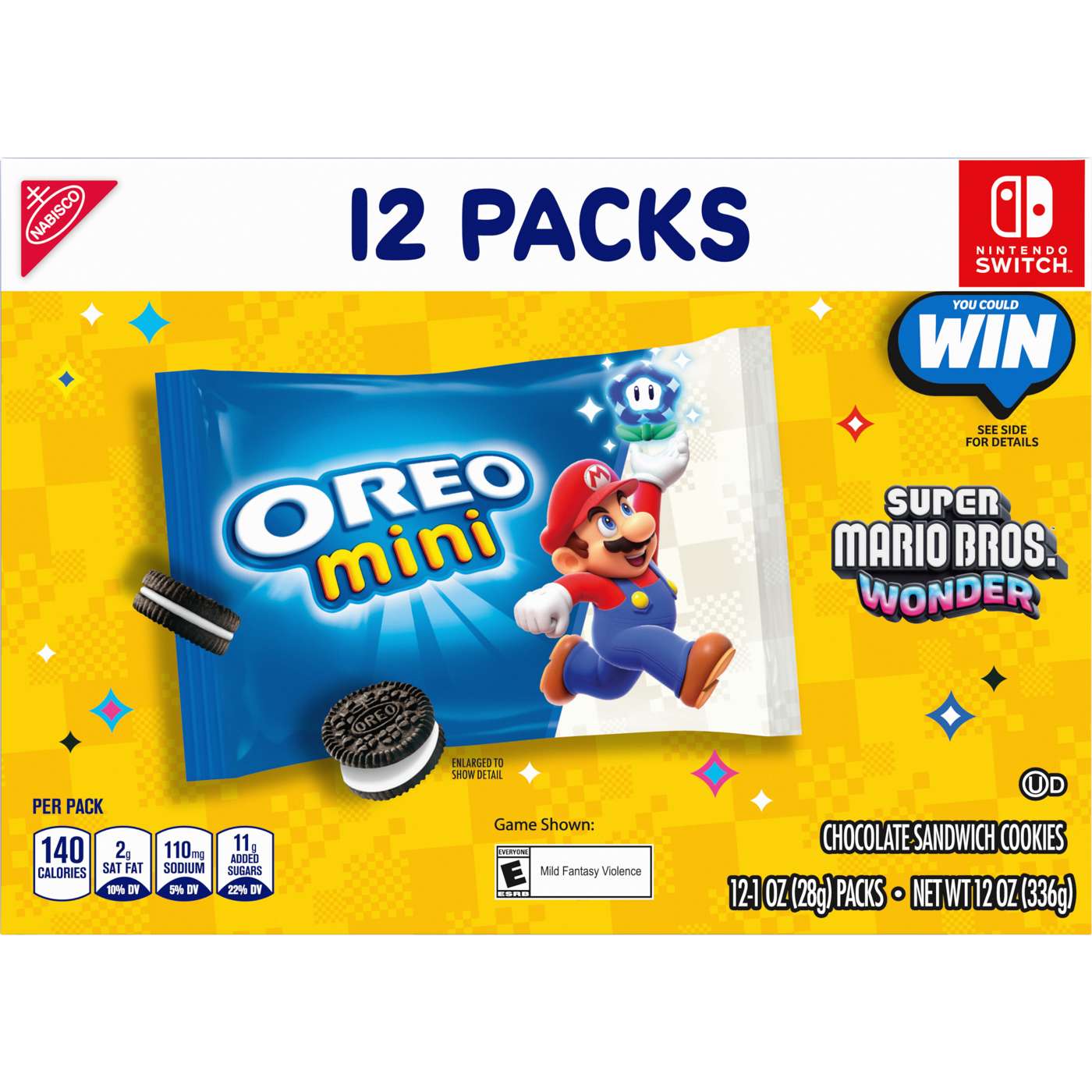 OREO Mini Chocolate Sandwich Cookies Snack Packs; image 2 of 11