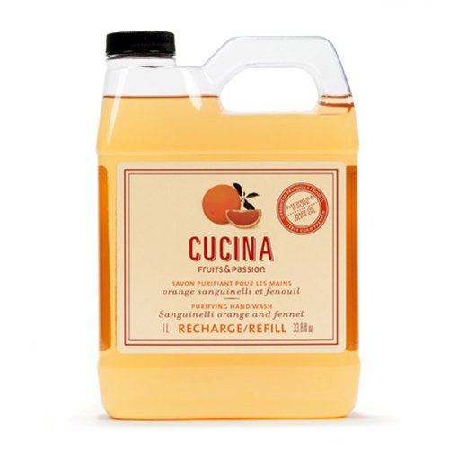 Cucina Sanguinelli Orange and Fennel Hand Wash Refill Shop Hand & bar