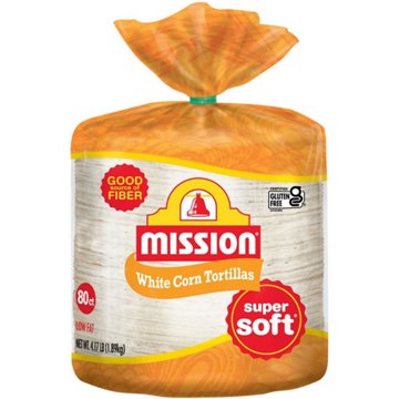 Mission Super Soft White Corn Tortillas