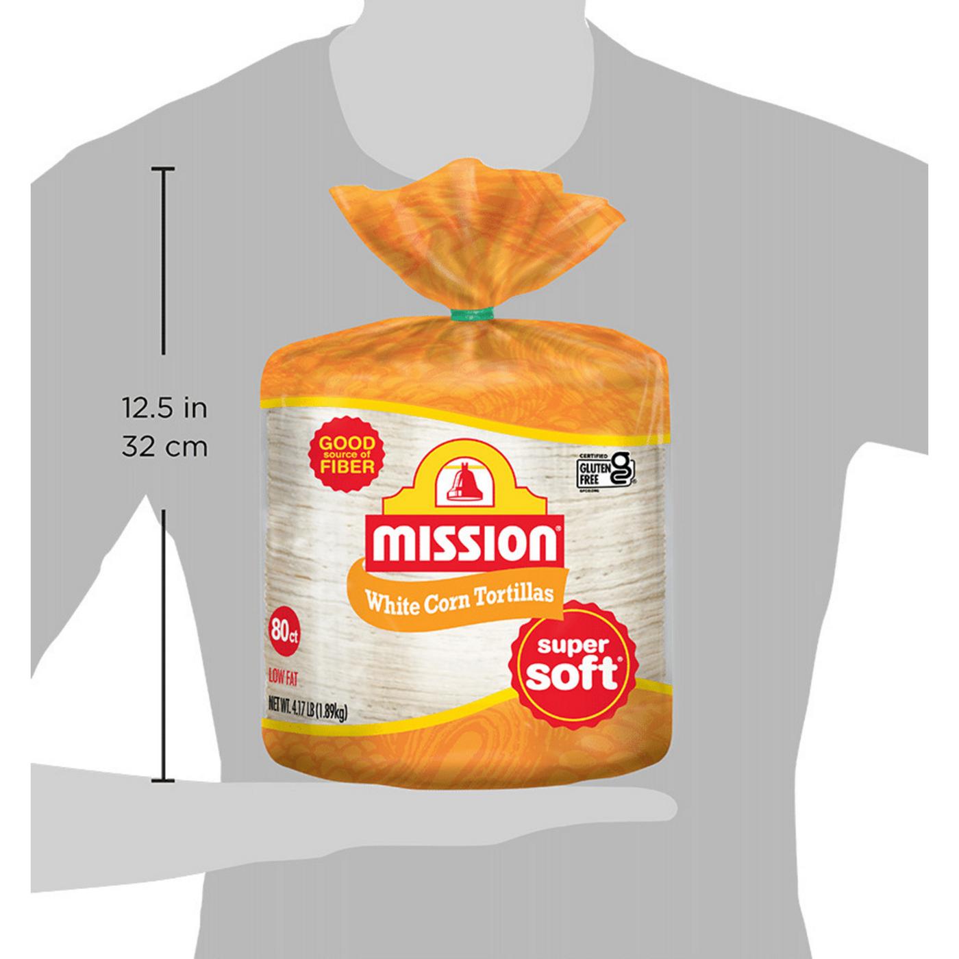 Mission Super Soft White Corn Tortillas 80 Count; image 3 of 6