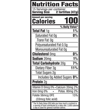 Mission Super Soft White Corn Tortillas, 30 ct