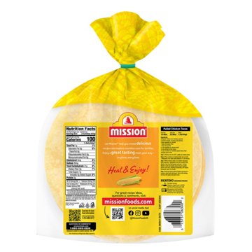 Mission Super Soft Yellow Corn Tortillas, 30 ct