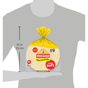 Mission Super Soft Yellow Corn Tortillas, 30 ct