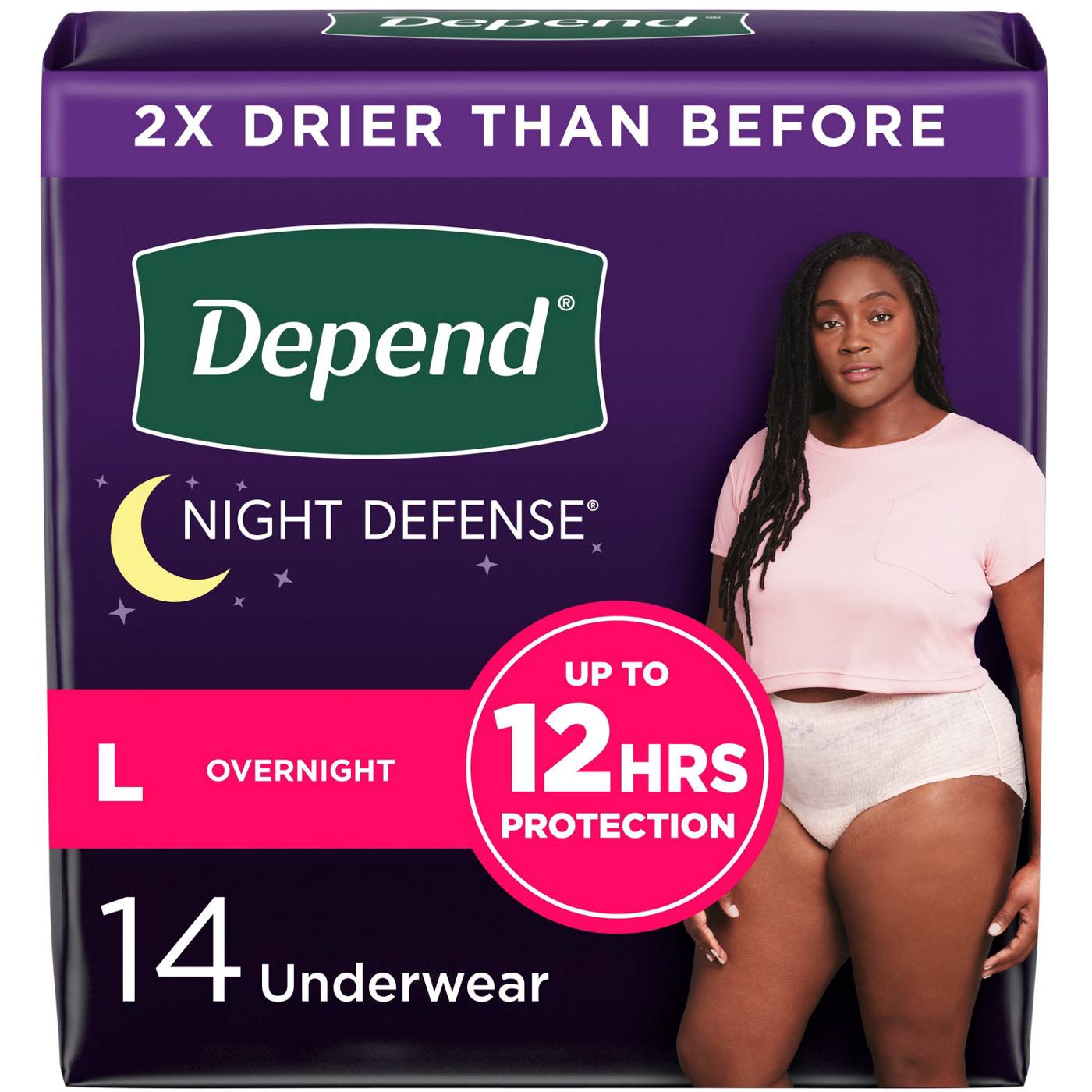  Depend Silhouette Adult Incontinence & Postpartum