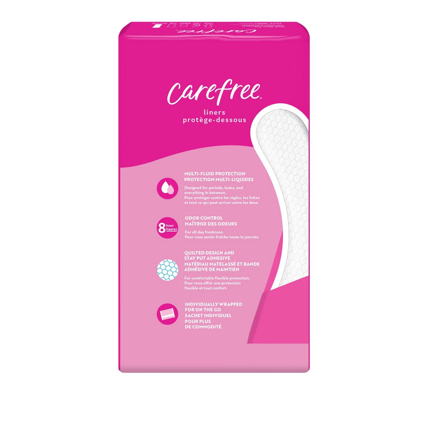 Carefree Panty Liners Extra Long Shop Pads & liners at HEB