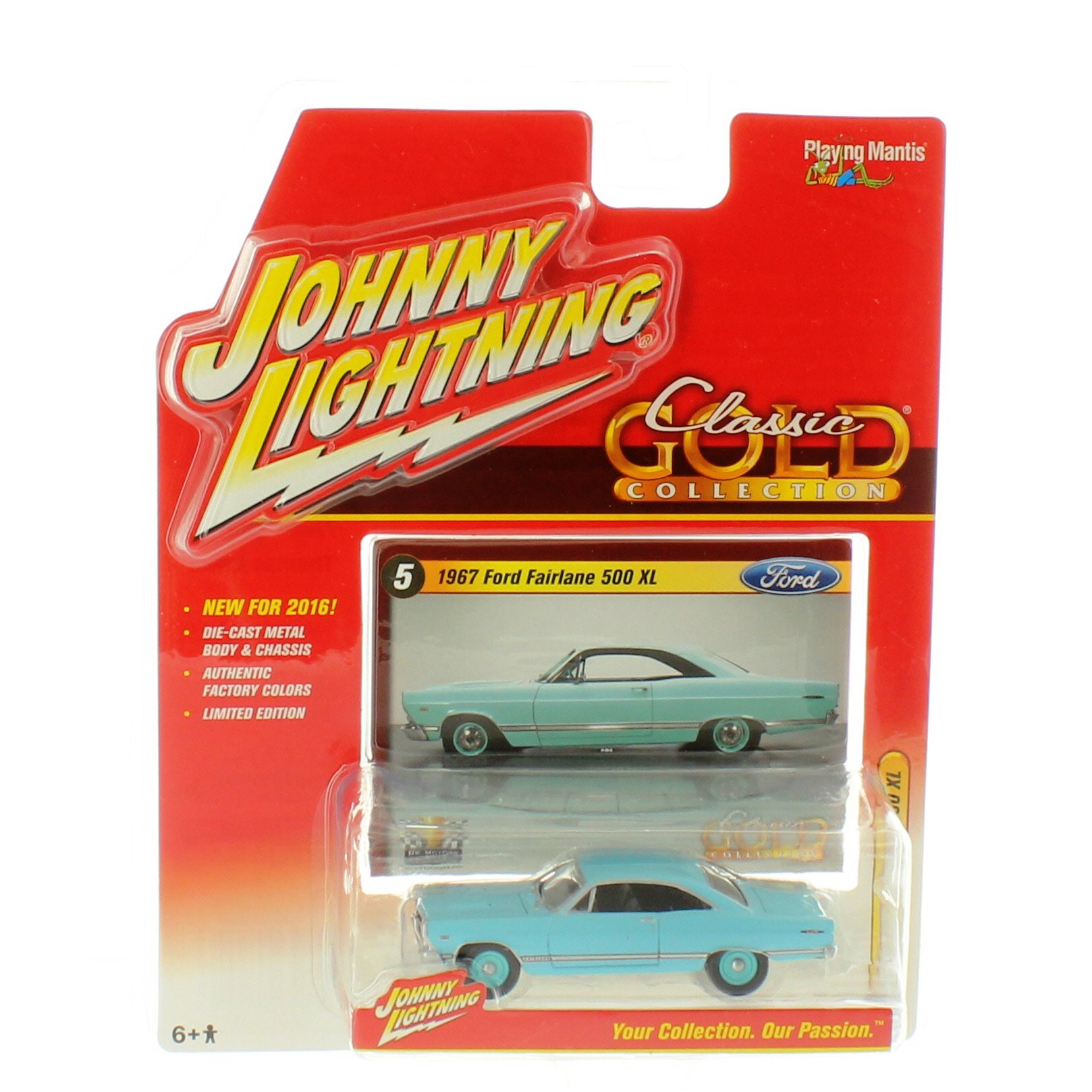 Johnny Lightning Gold Classic Collection Die-Cast Metal Cars Art ...