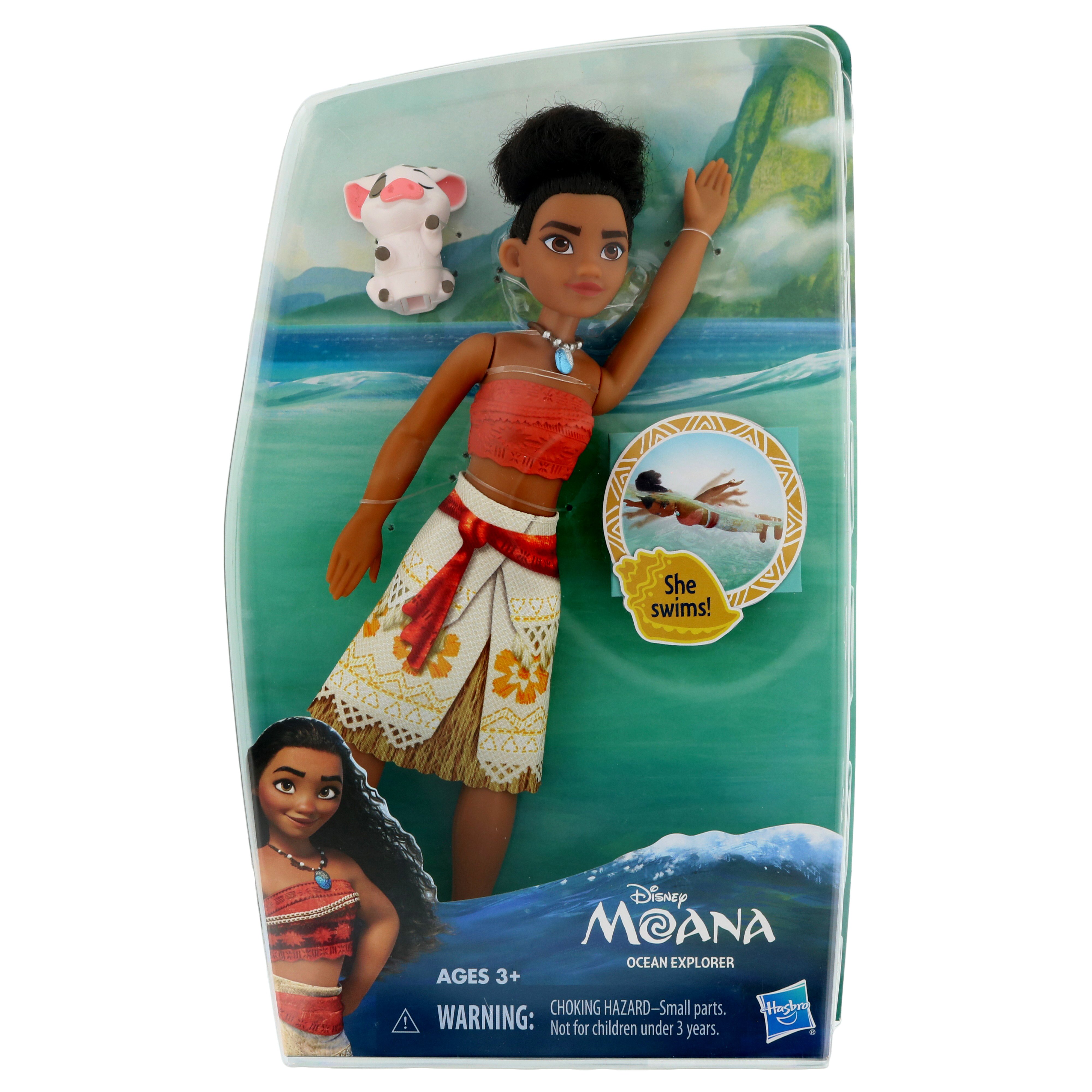 Hasbro C0153 Disney Vaïana exploratrice de l’ ocean explorer doll poupée  Barbie Moana Pua lot SOP77 - Hasbro | Beebs