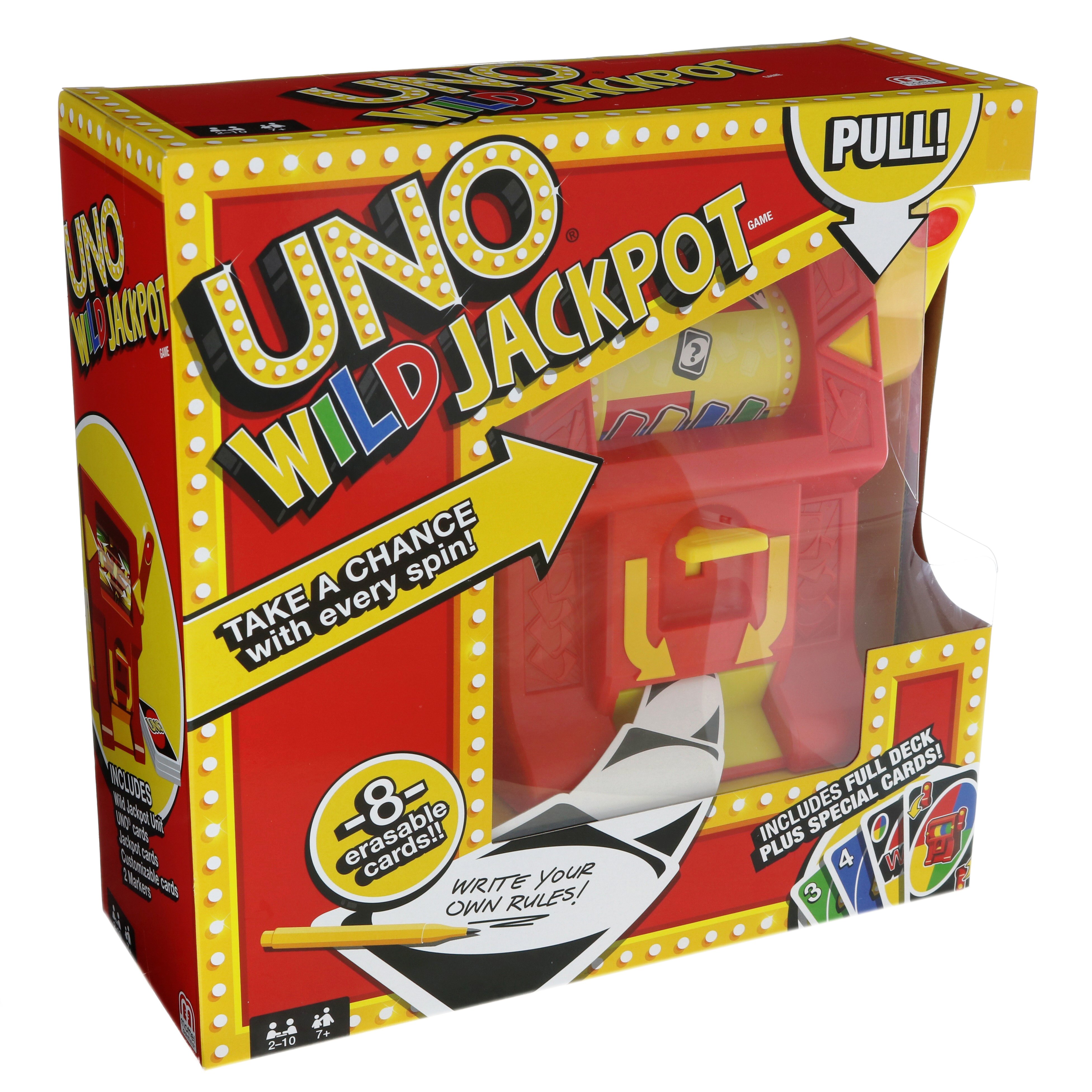 Mattel Games UNO Card Game Customizable with Wild Cards 