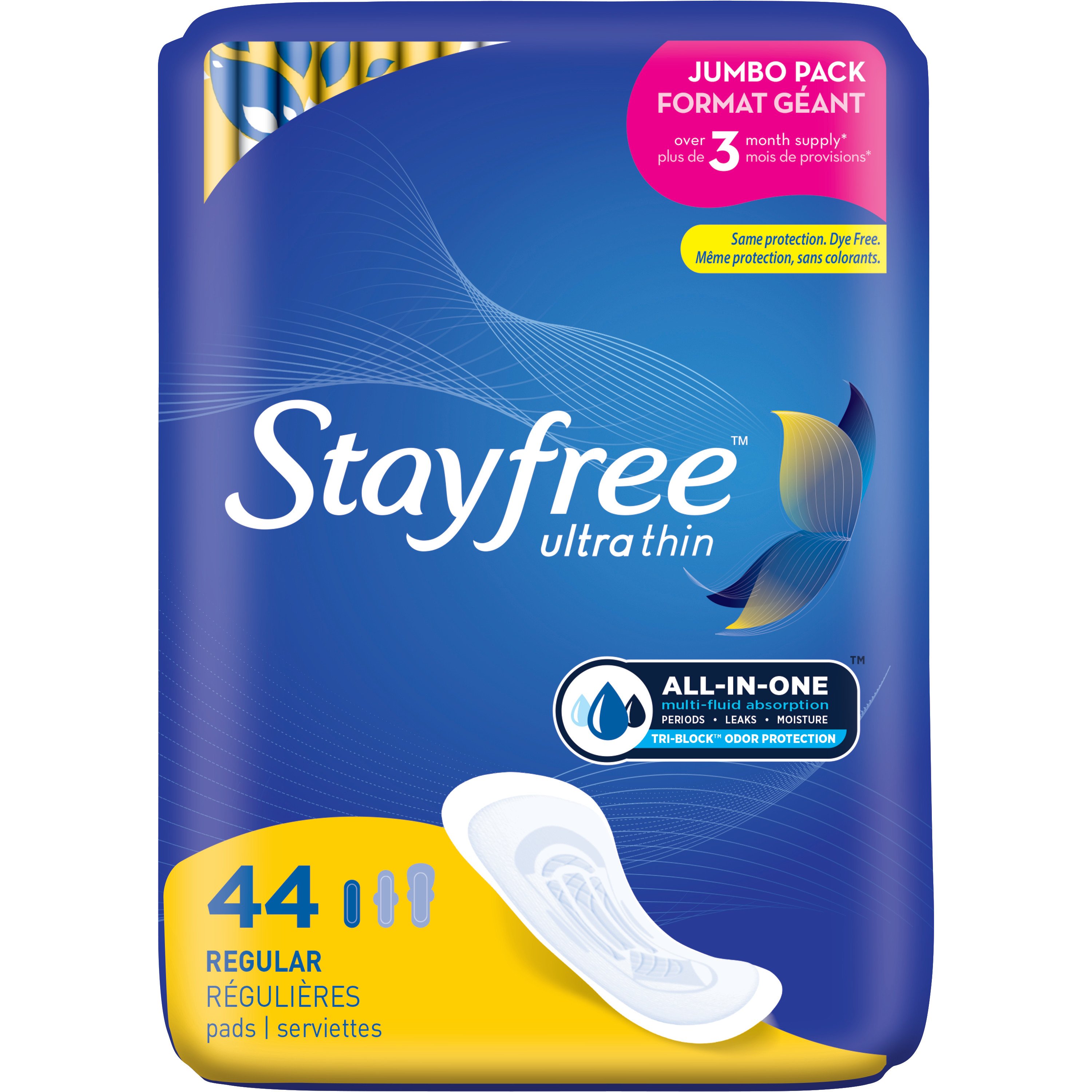 Stayfree Ultra Thin Pads Regular Shop Pads & liners at HEB