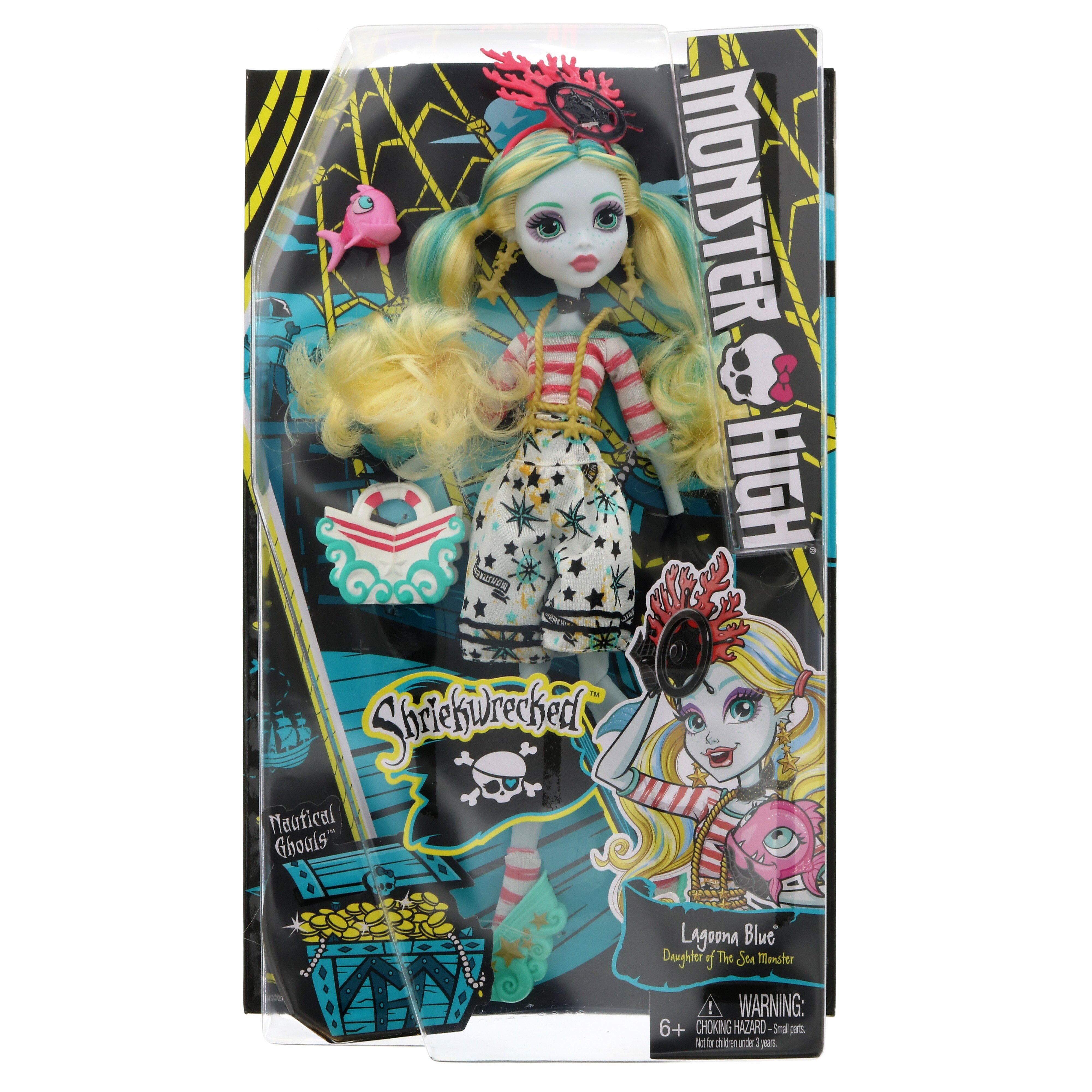 Monster High Shriek Wrecked Nautical Ghouls Doll Assortment