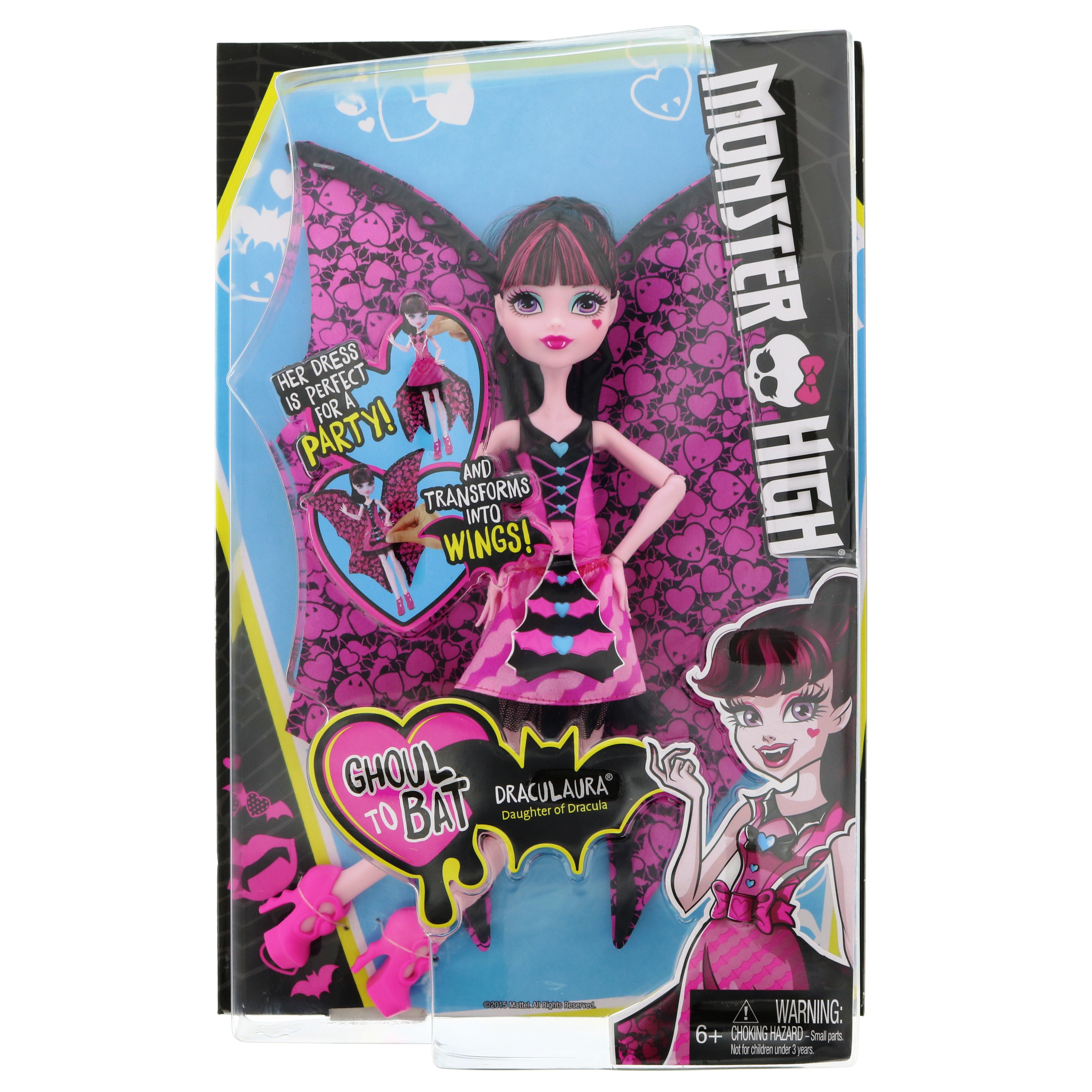 draculaura doll with wings