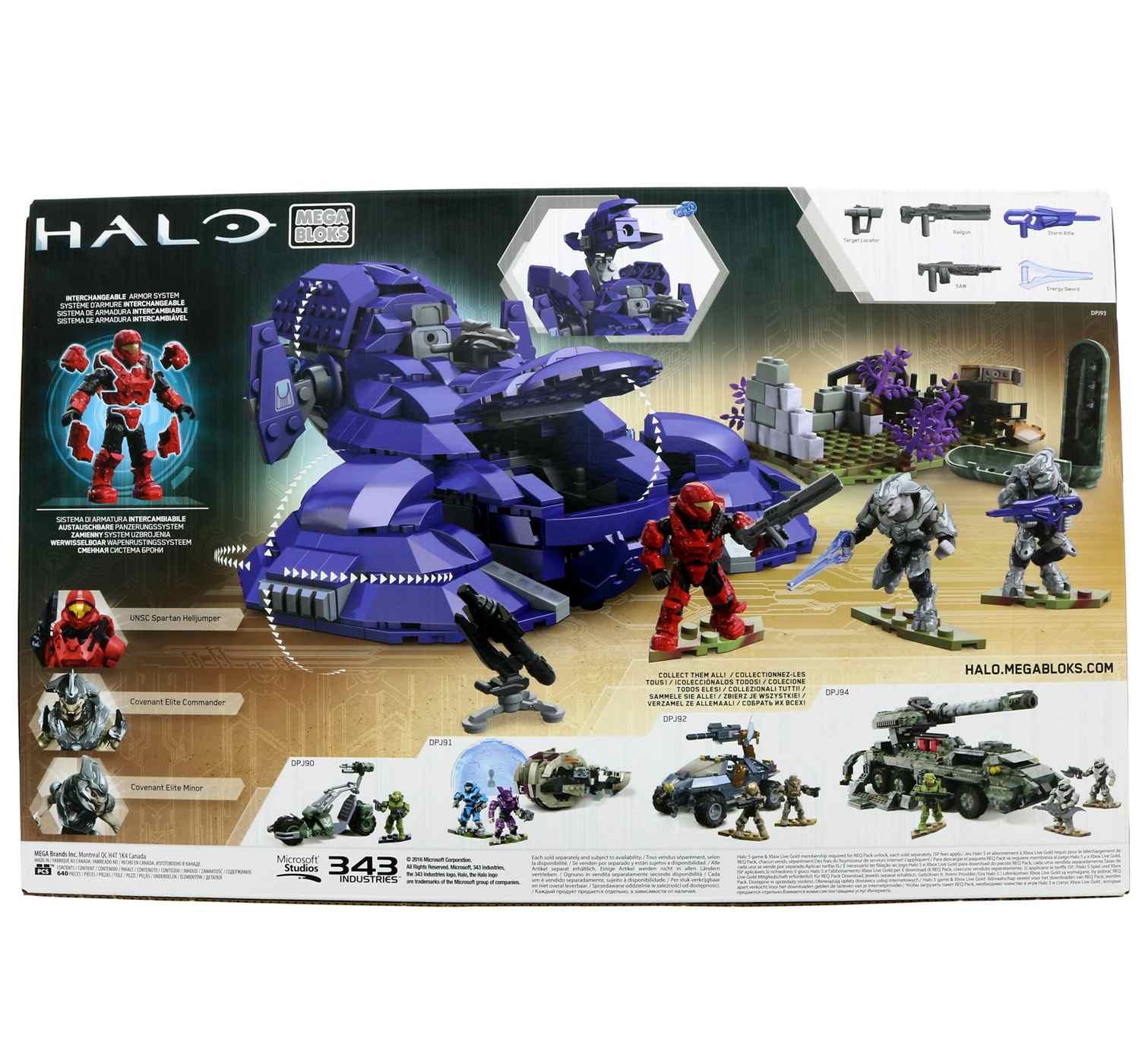 Mega Bloks Halo Covenant Wraith