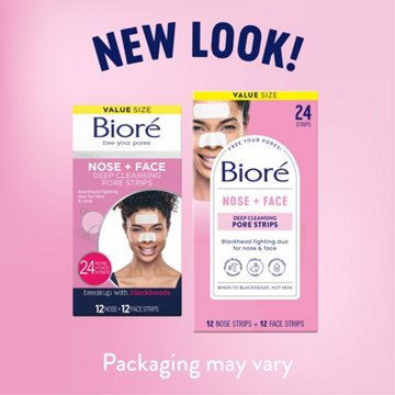 Bioré Nose + Face Deep Cleansing Pore Strips