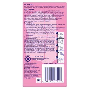 Bioré Nose + Face Deep Cleansing Pore Strips