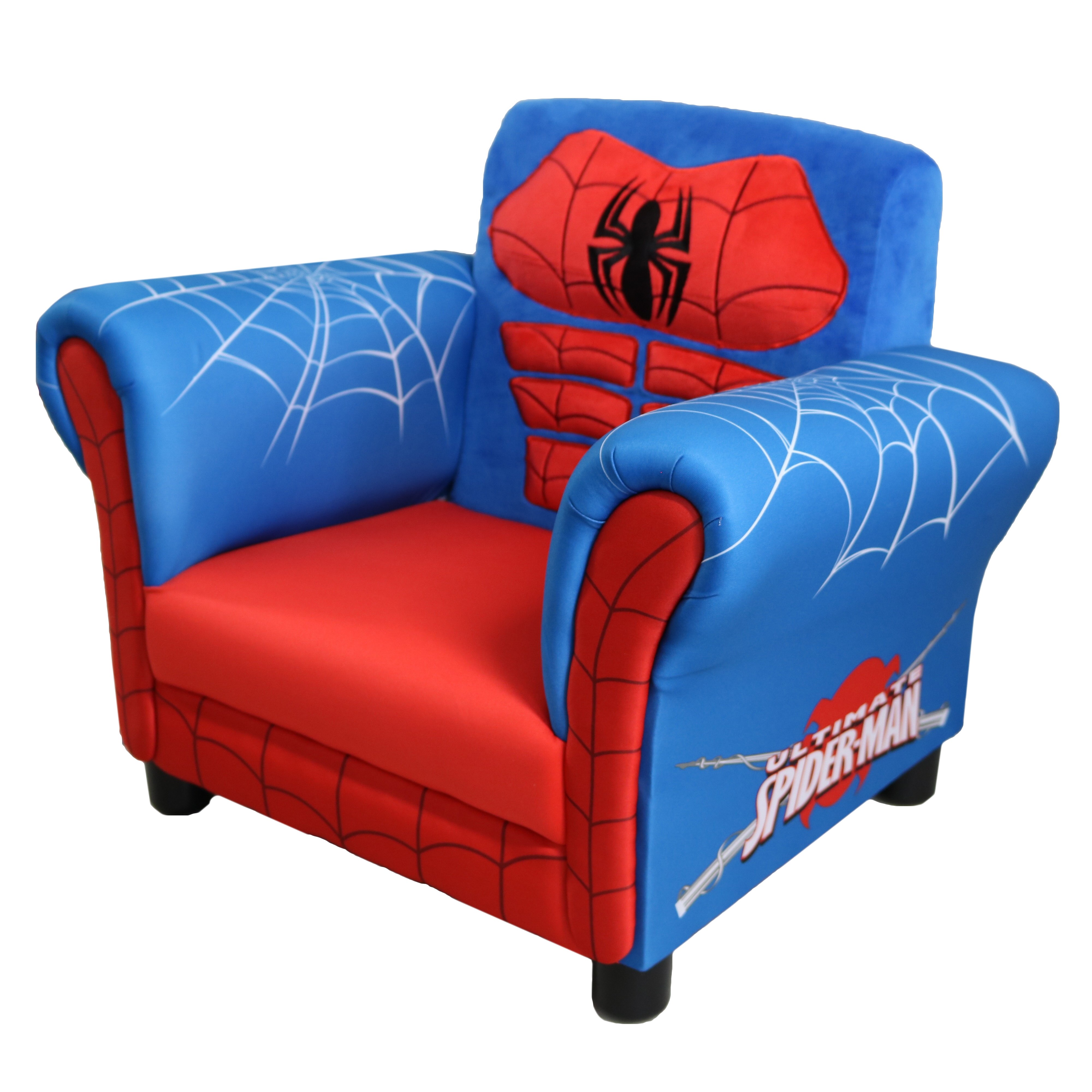 delta children marvel ultimate spiderman upholstered chair