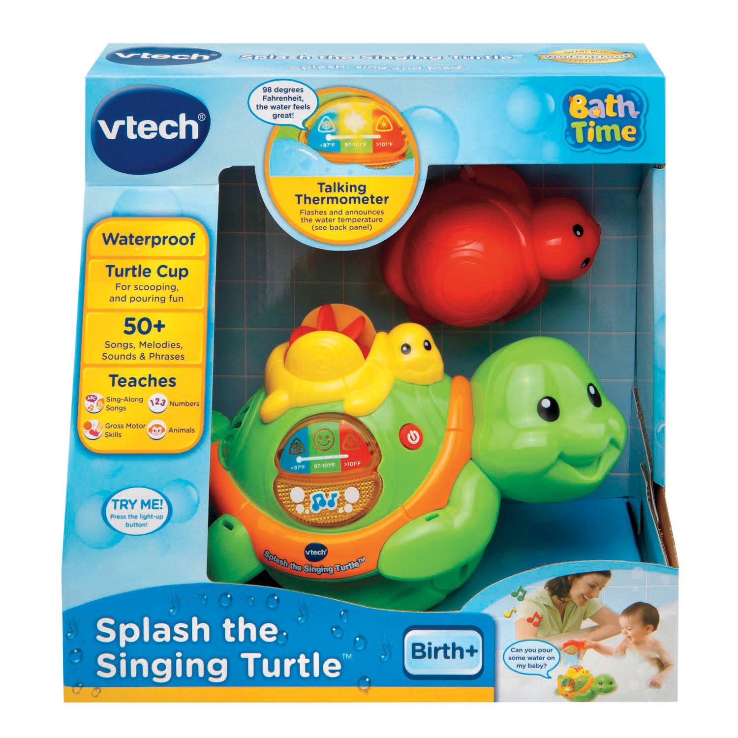 vtech sing and splash fish bath toy