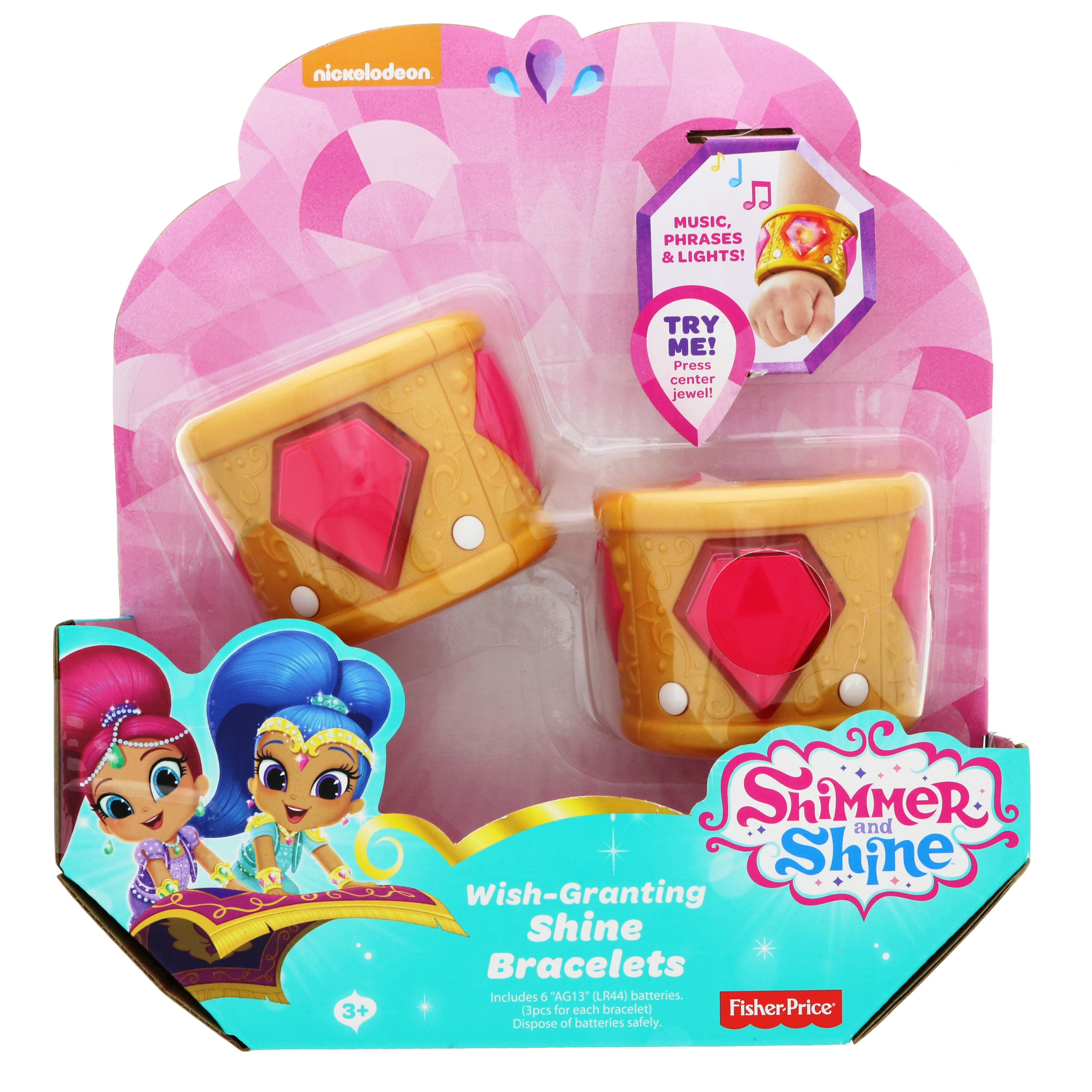 Shimmer Fisher-Price Nickelodeon Shimmer & Shine Wish-Granting Bracelets 