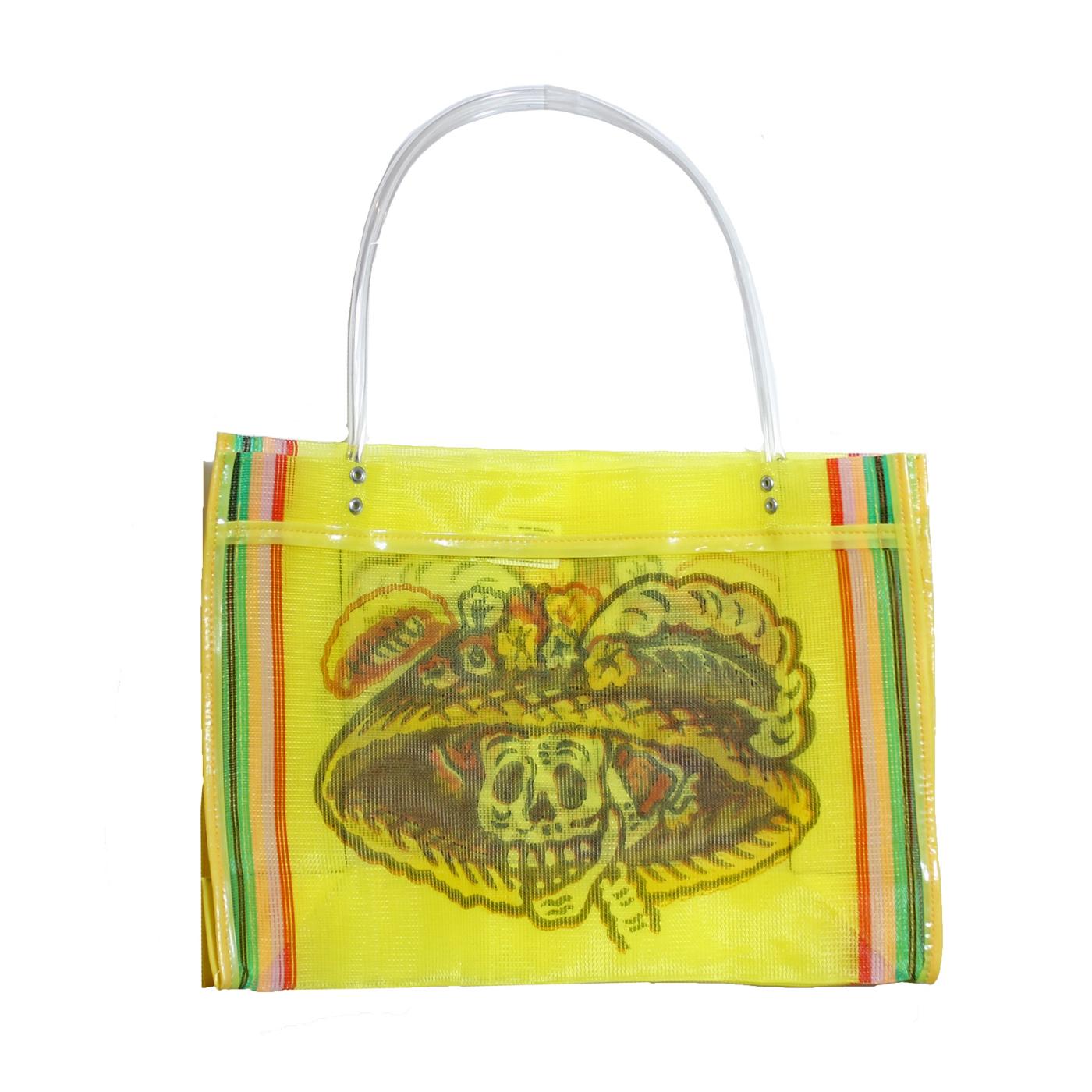 Blue Orange Pottery Day Of The Dead La Catrina Small Mesh Bag, Assorted Colors; image 6 of 6