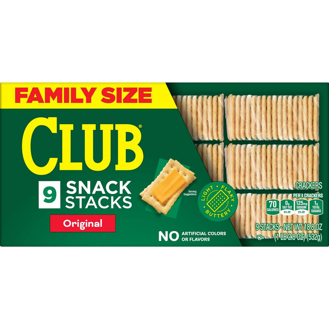 Club Snack Stacks Original Crackers, 18.8 oz; image 4 of 8